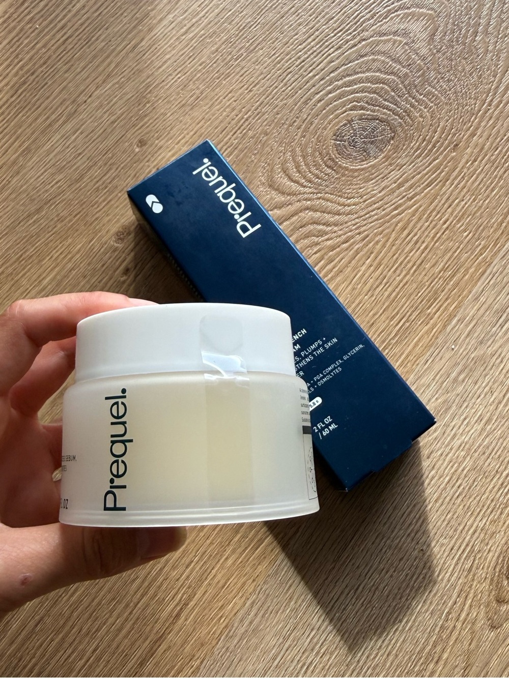 prequel cleansing balm and gel cream